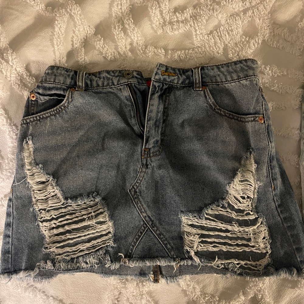 Denim skirt